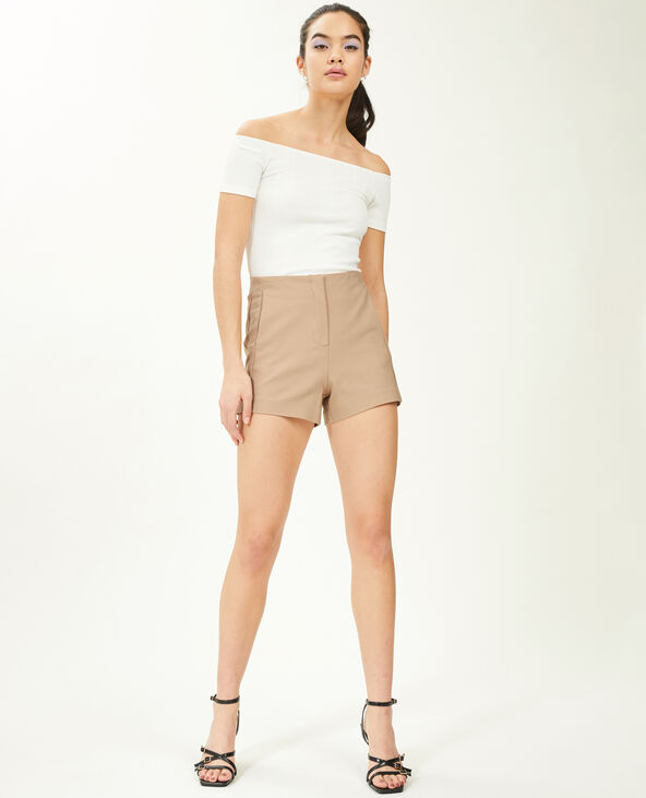 Short city taille haute blanc - Pimkie