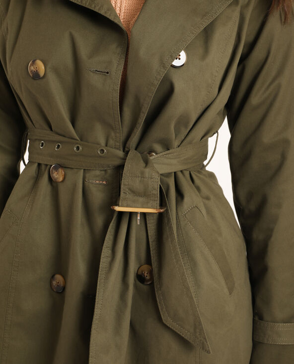 Trench avec ceinture taupe - Pimkie