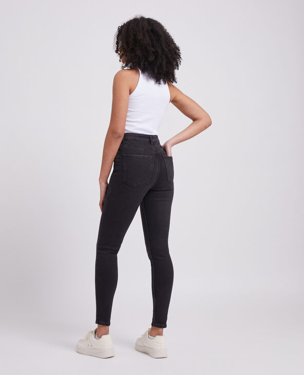 Jean skinny taille haute noir - Pimkie