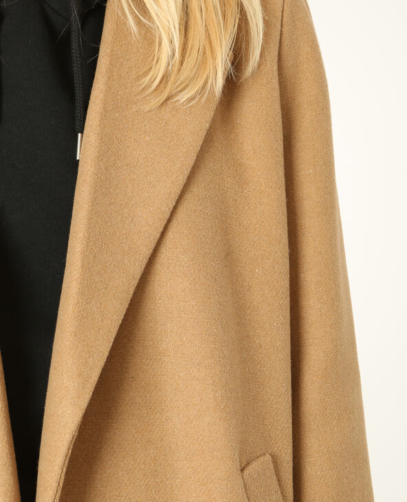 Manteau long camel pimkie best sale