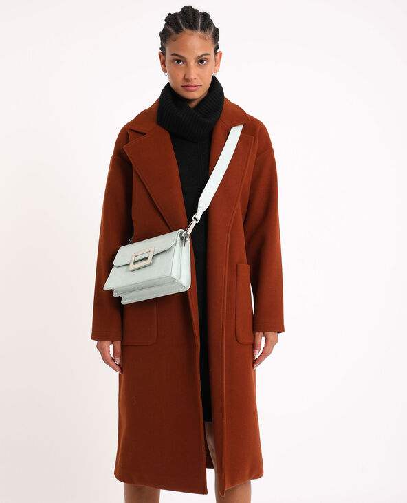 Manteau long ceinture