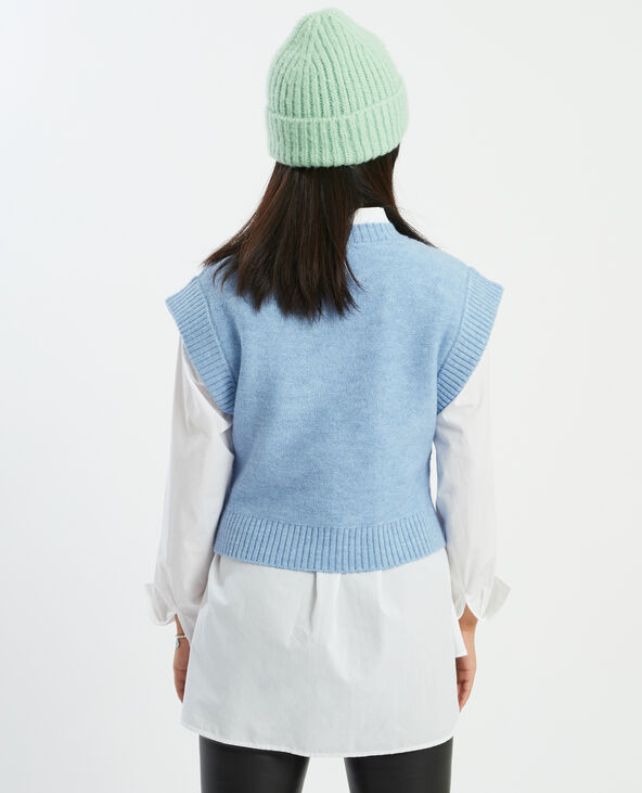 Pull sans manches vert clair - Pimkie
