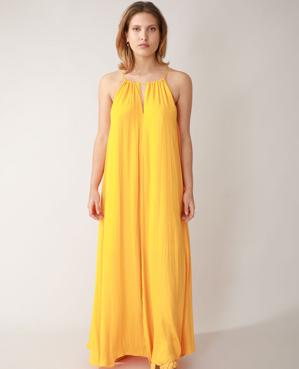 Robe longue orange - Pimkie