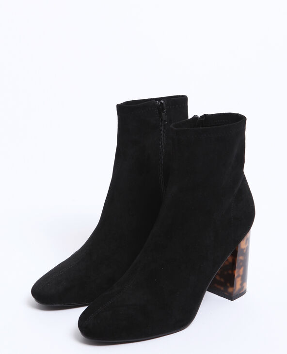 Bottines ecailles noires outlet