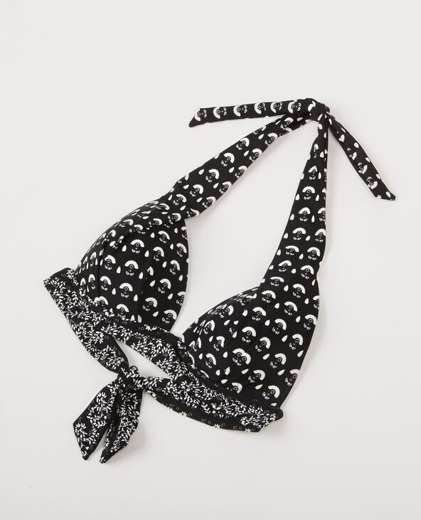 Haut de maillot de bain push-up noir - Pimkie