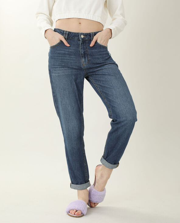 Jean mom bleu marine - Pimkie