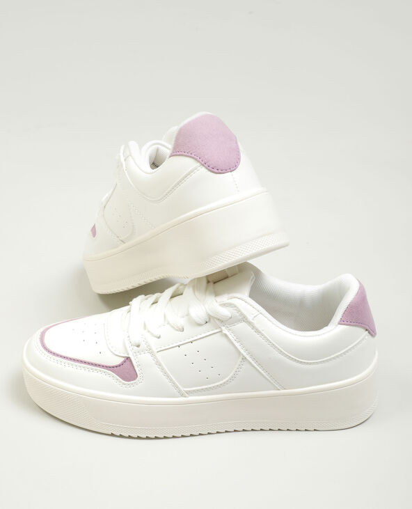 Baskets plateformes blanc - Pimkie