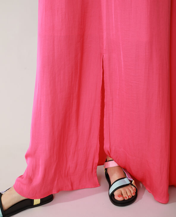 Robe longue rose fuchsia - Pimkie