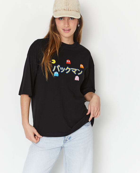 T-shirt oversize PACMAN noir - Pimkie