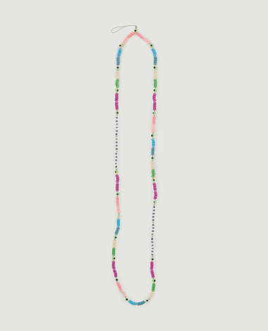 Bandoulière perles pour téléphone violet - Pimkie
