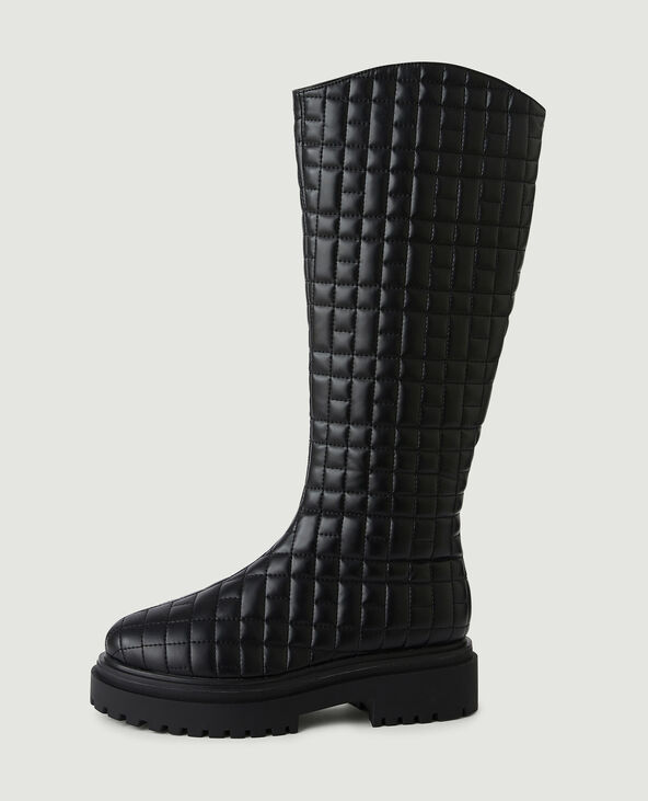 Bottes matelassées noir - Pimkie
