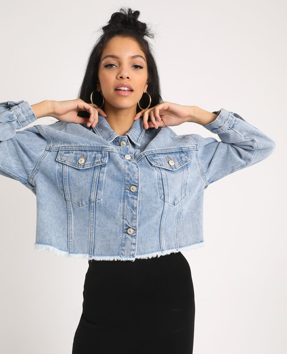 Veste en jean courte