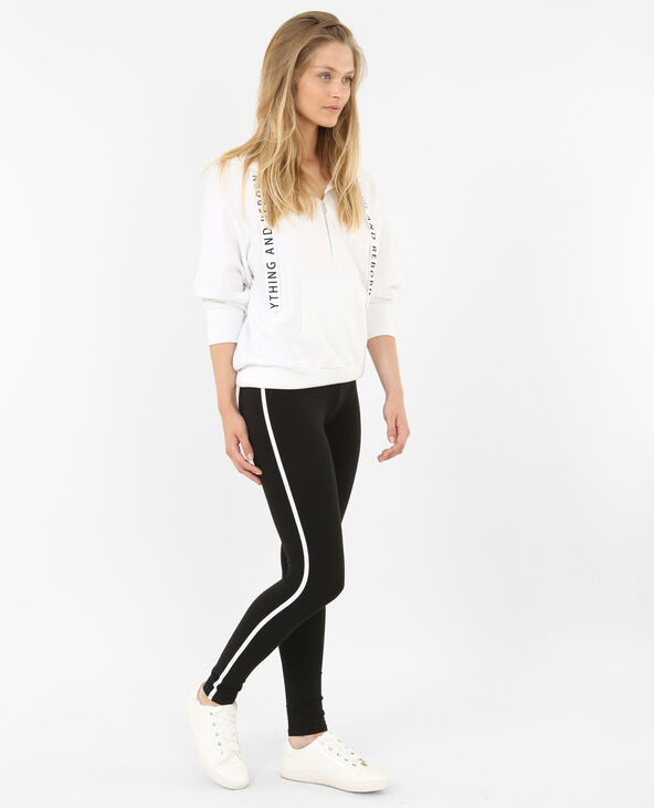 Sweat de sport long blanc - Pimkie