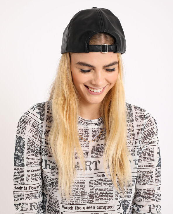 T-shirt en mesh blanc - Pimkie
