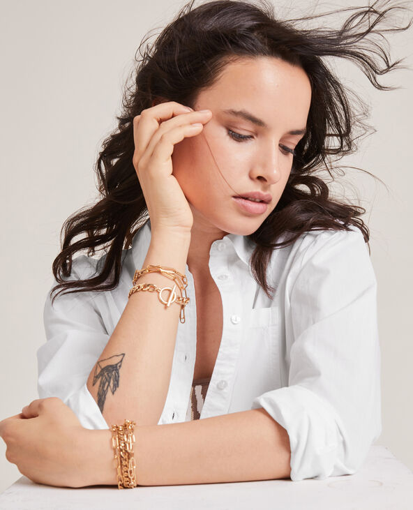 Chemise oversize manches longues blanc - Pimkie