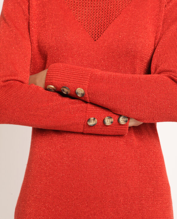 Robe pull rouge pimkie top