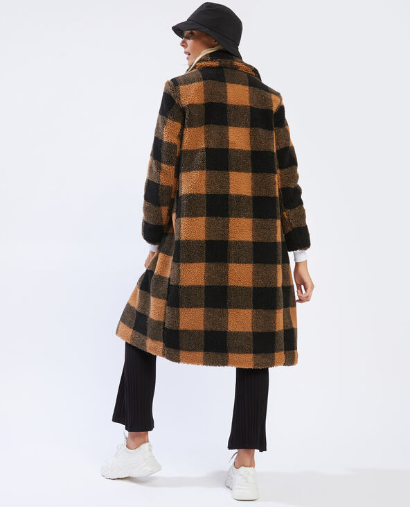 Manteau discount long sherpa