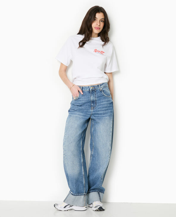 T-shirt oversize print SPRITZ blanc - Pimkie