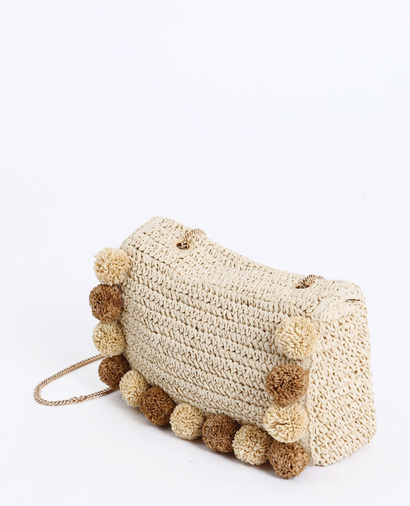 Sac en paille beige - Pimkie