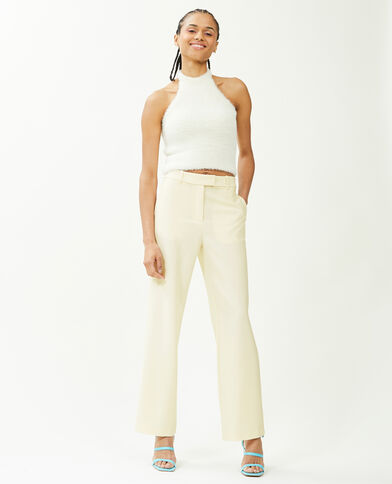 Pantalon de costume droit beige - Pimkie