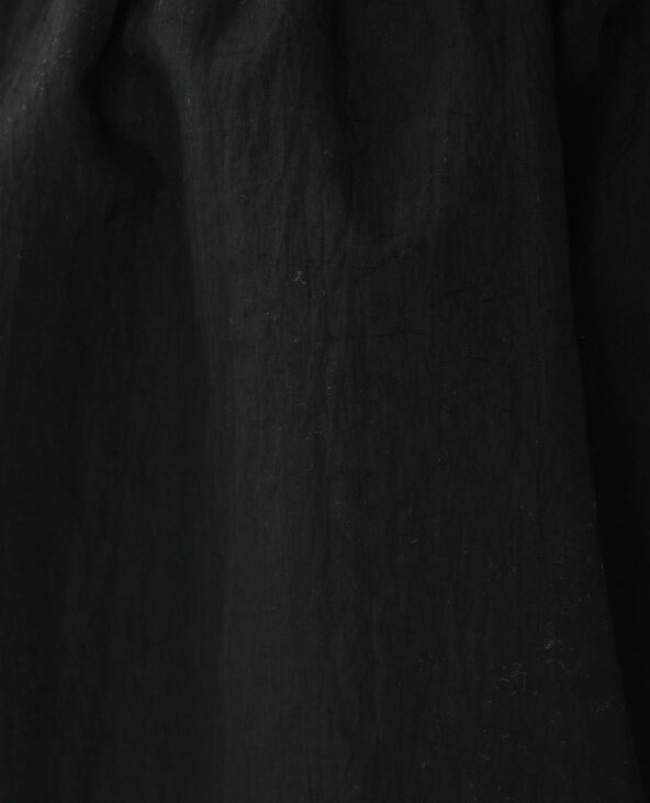 Manteau long coupe-vent noir - Pimkie