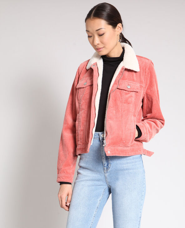 Veste courte velours