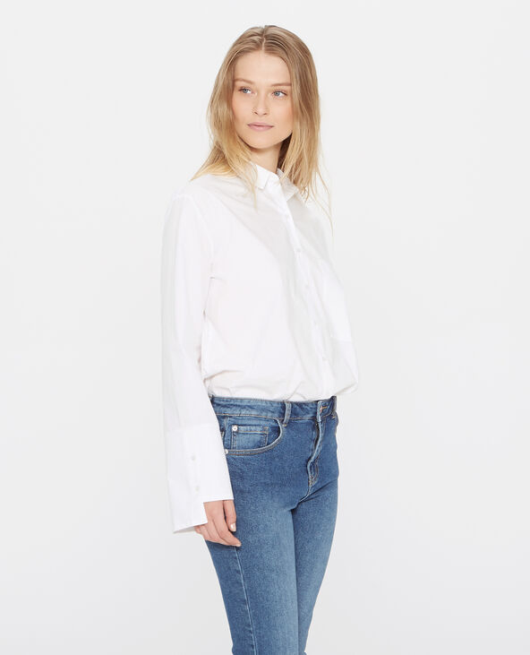 Chemise poche poitrine blanc - Pimkie