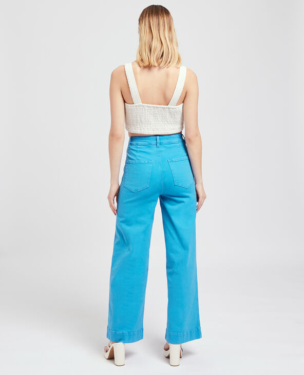 Jean large uni bleu - Pimkie
