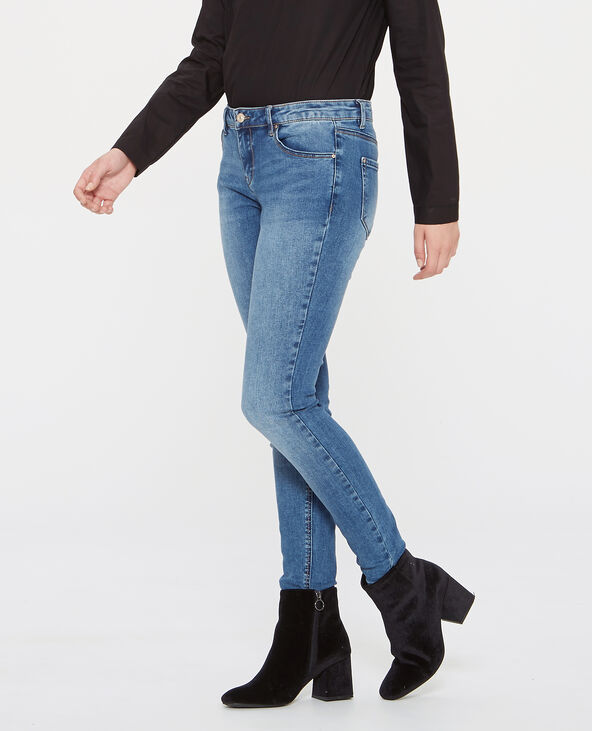 Jean skinny mid waist bleu - Pimkie