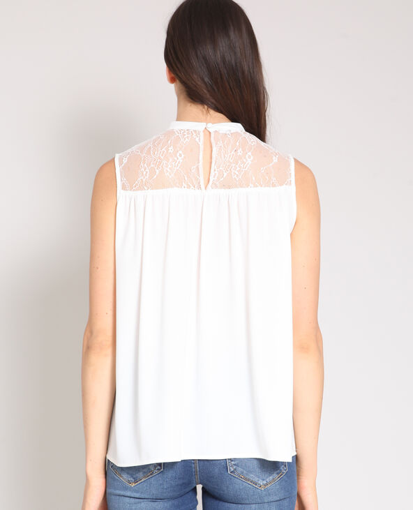 Blouse dentelle blanc - Pimkie