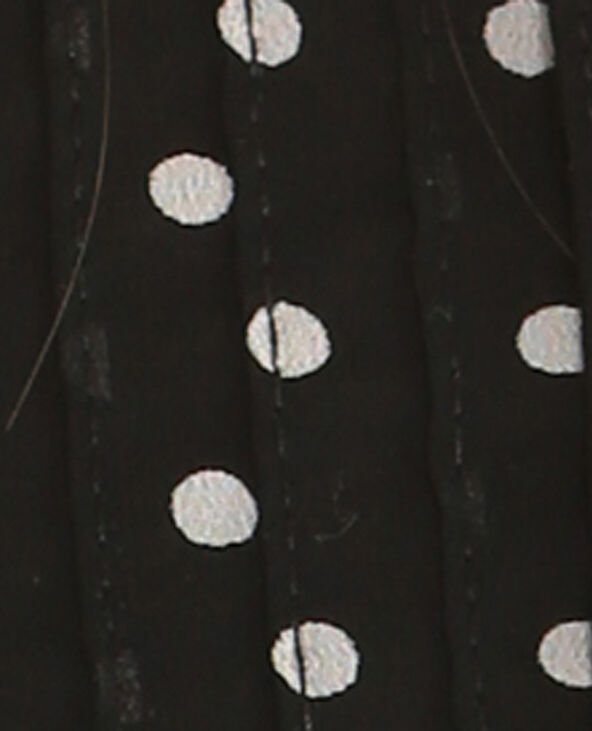 Blouse voile à pois noir - Pimkie
