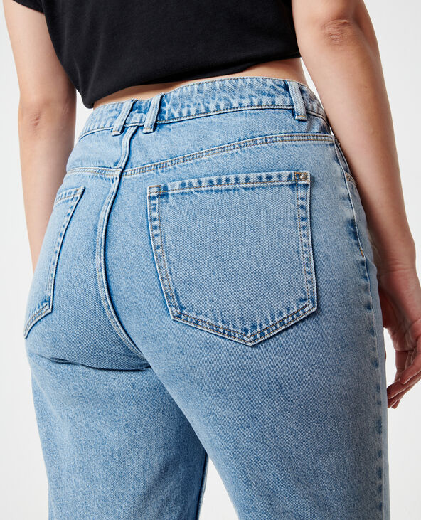 Jean mom taille haute bleu - Pimkie