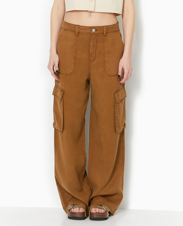 Pantalon cargo fluide outlet
