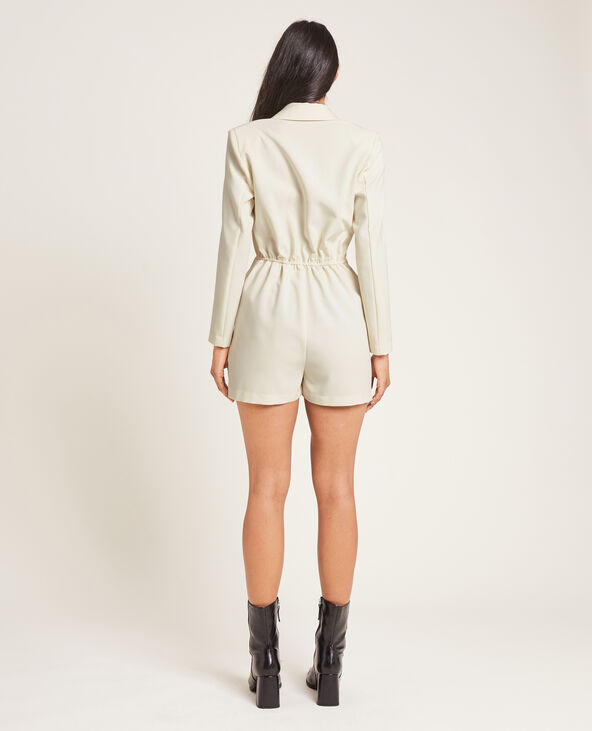 Combishort blazer écru - Pimkie