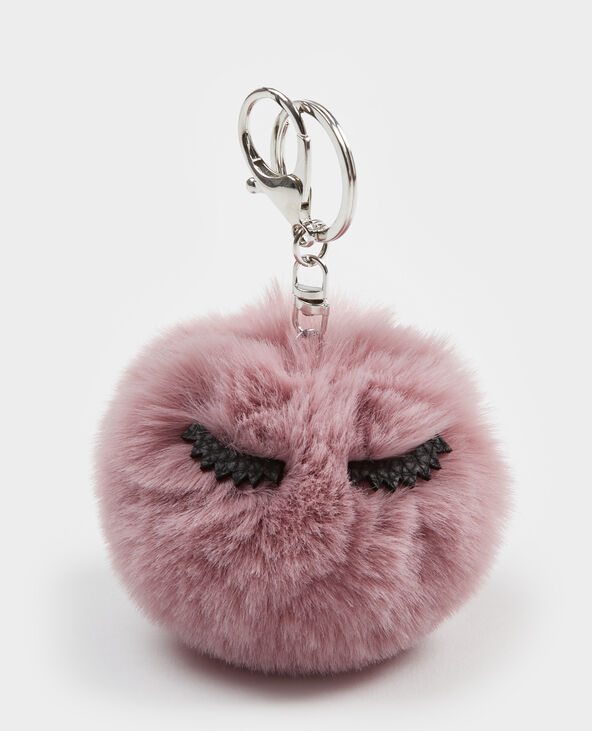 Porte-clés pompon rose clair - Pimkie