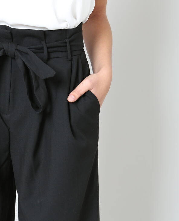 Pantalon palazzo noir - Pimkie