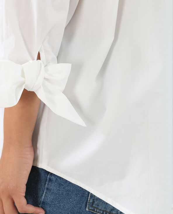 Chemise à nœuds blanc - Pimkie