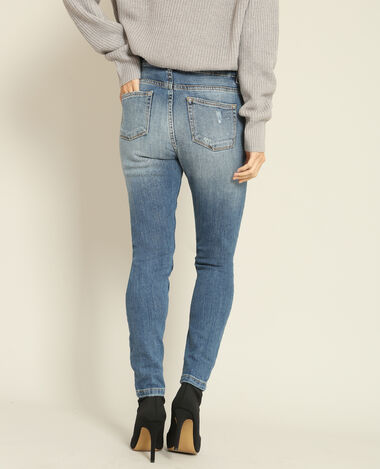 Jean skinny taille haute bleu - Pimkie