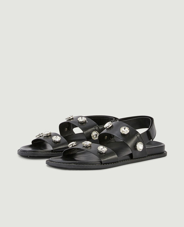 Sandales plates avec strass Pimkie