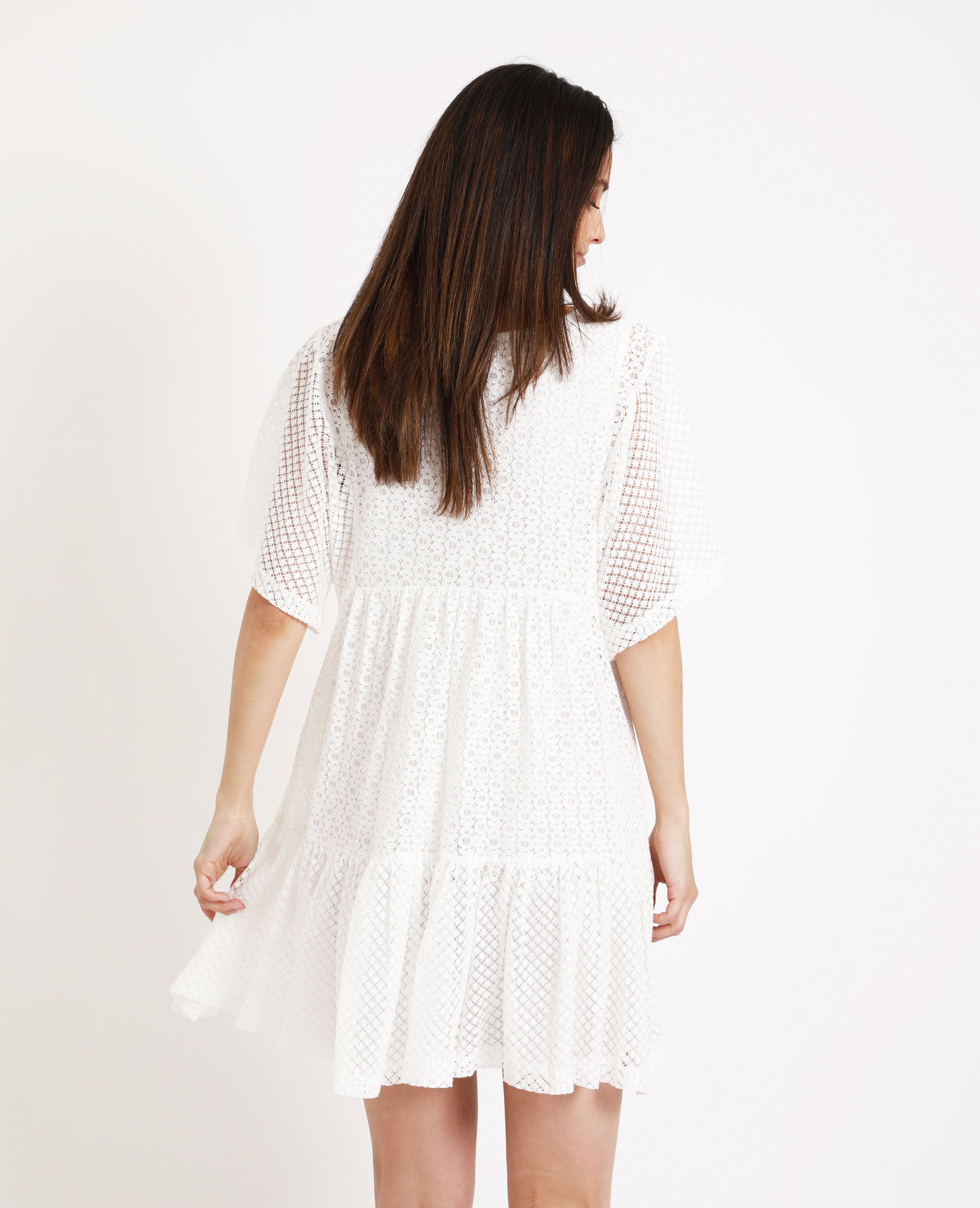 robe de dentelle blanche