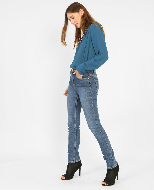 Slim taille haute bleu - Pimkie