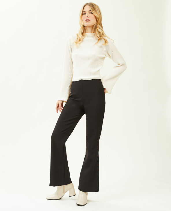 Top manches flare maille plissée blanc - Pimkie
