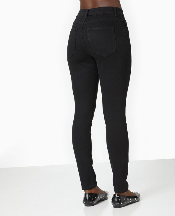 Jean skinny taille haute noir - Pimkie