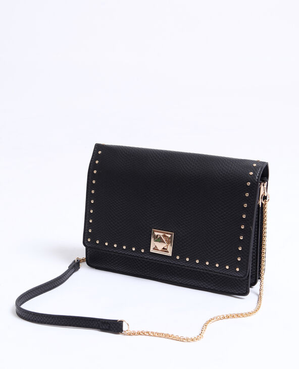 Petit sac clouté noir - Pimkie