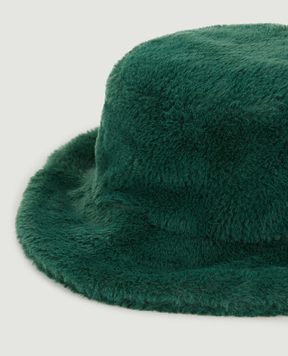 Bob effet fourrure vert - Pimkie