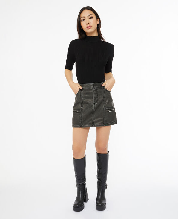 Jupe courte fendue sales