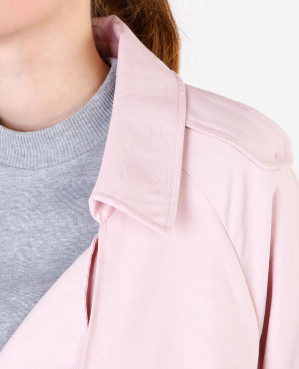 Trench fluide rose clair - Pimkie