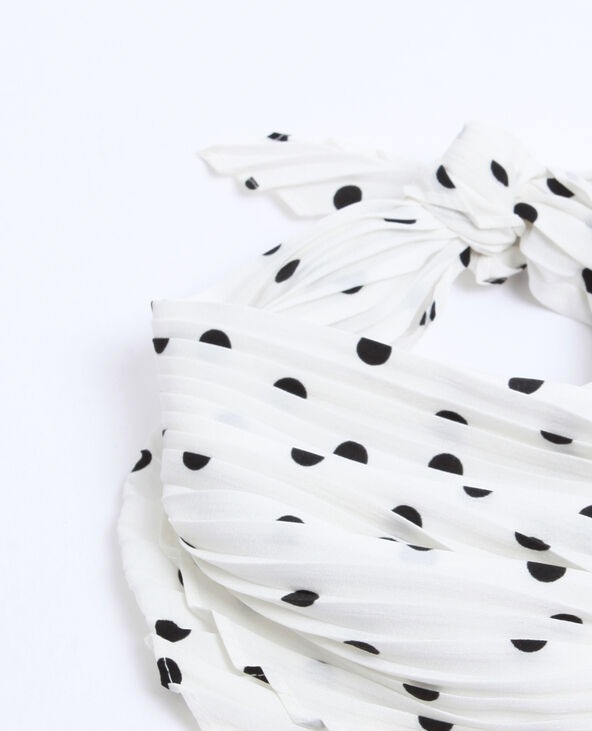 Foulard plissé blanc - Pimkie