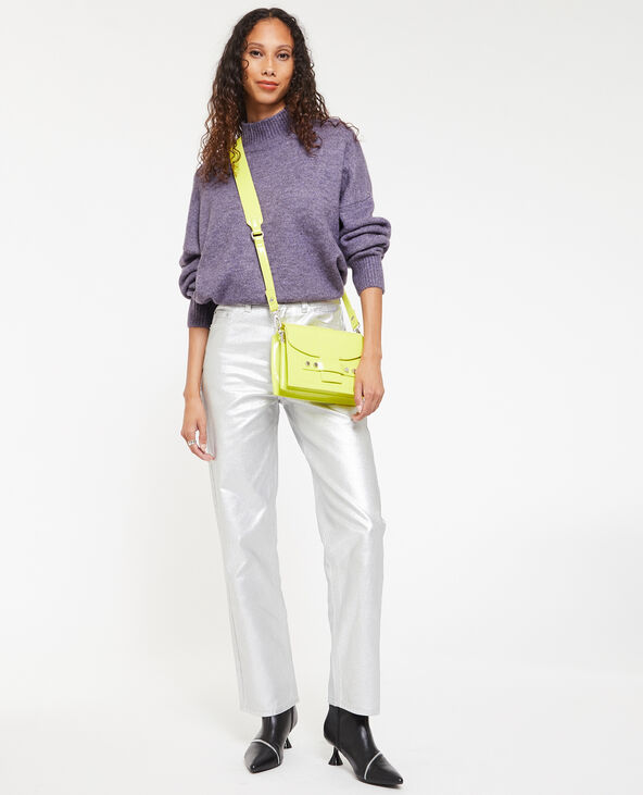 Pull oversize col montant lilas - Pimkie