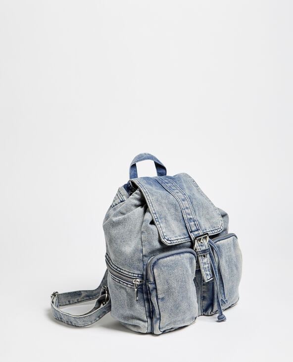 Sac dos en jean Pimkie